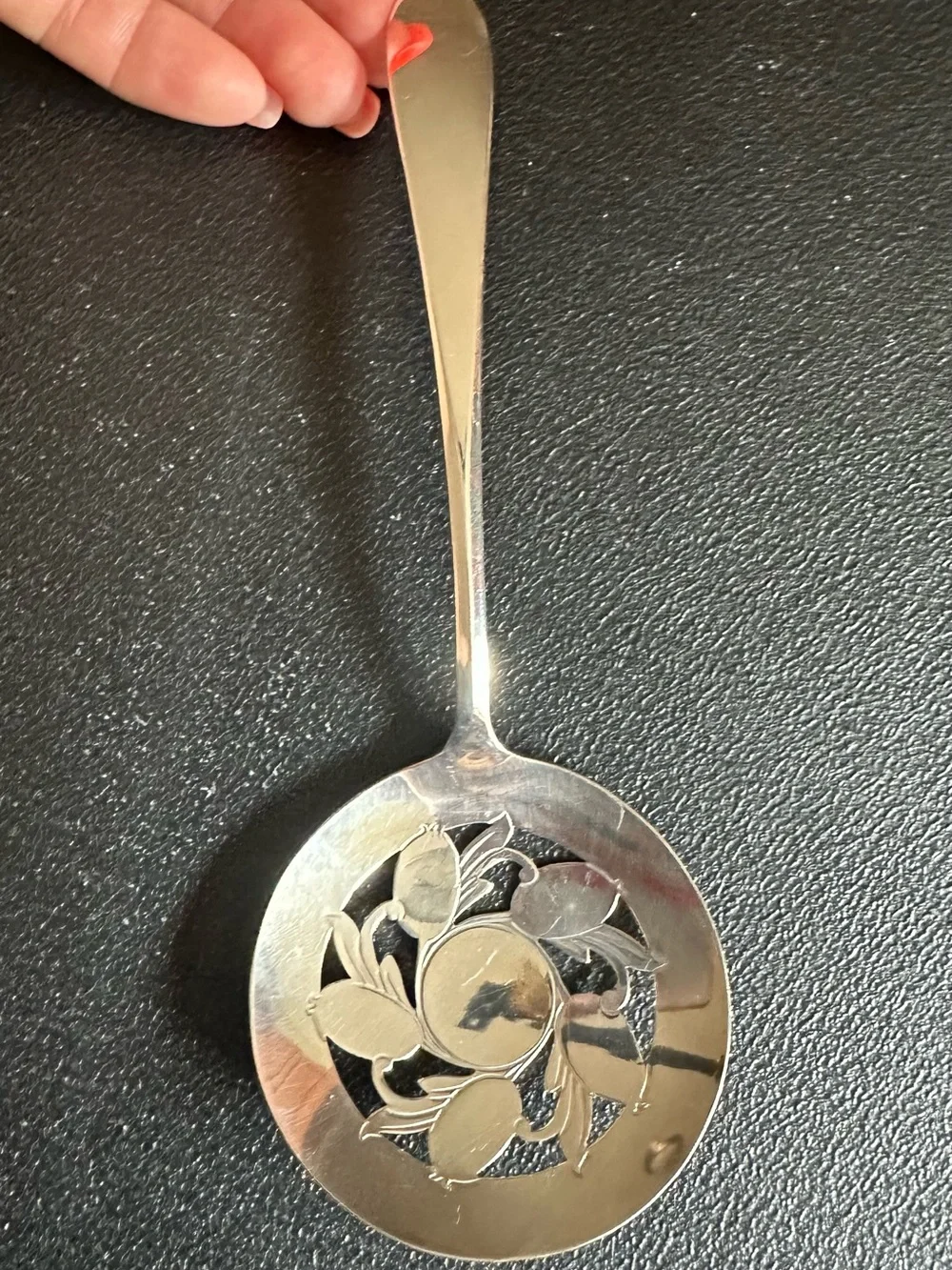 Rogers Silverplated Intl Silver Co Serving Spoon and Oneidacraft stainless ladle